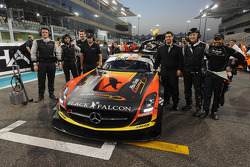 #1 Abu Dhabi Racing Black Falcon Mercedes SLS AMG GT3: Khaled Al Qubaisi, Jeroen Bleekemolen, Bernd Schneider