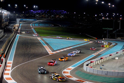 #1 Abu Dhabi Racing Black Falcon Mercedes SLS AMG GT3: Khaled Al Qubaisi, Jeroen Bleekemolen, Bernd Schneider