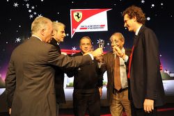 Piero Ferrari, Maurizio Arrivabene, Sergio Marchionne, Amedeo Felisa, John Elkann