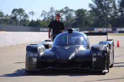 The Extreme Speed Motorsports HPD ARX-04b tests for the first time