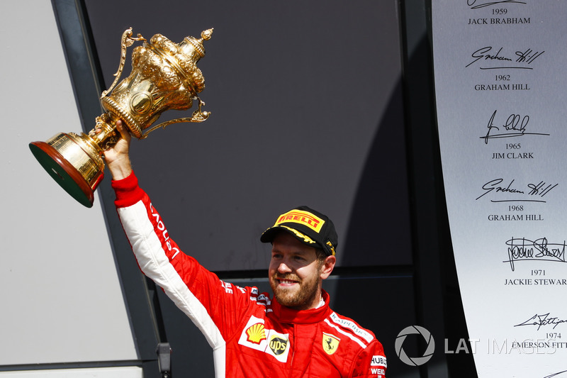 Vainqueur : Sebastian Vettel (Ferrari)