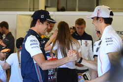 Lance Stroll, Williams et Esteban Ocon, Force India F1