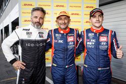 Top 3 after Qualifying 1: Gabriele Tarquini, BRC Racing Team Hyundai i30 N TCR, Yvan Muller, YMR Hyundai i30 N TCR, Norbert Michelisz, BRC Racing Team Hyundai i30 N TCR