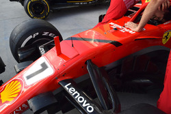 Une bande noire sur le nez de la Ferrari SF71H en hommage à Sergio Marchionne