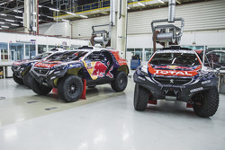 The three Peugeot 2008 DKR