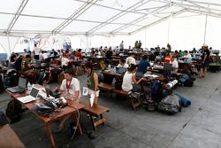 Media center al bivacco