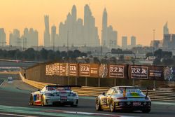 #10 GTRussian Mercedes SLS AMG GT3: Alexey Vasilyev, Marko Asmer, Karim Al Azhari, Kevin Korjus ; #25 Black Falcon Porsche 991 Cup: Burkard Kaiser, Manuel Metzger, Christian Raubach