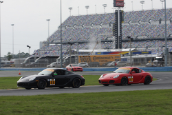 #88 Rebel Rock Racing Porsche Cayman: Jim Jonsin, Erik Valdez