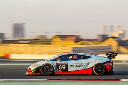 #69 Gulf Racing UK Lamborghini Gallardo LP560 GT3: Roald Goethe, Stuart Hall, Frédéric Fatien, Jamie Campbell-Walter