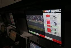 Monitors convey information from pit road to NASCAR officials