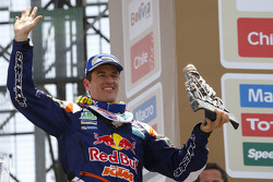Bike category podium: winner Marc Coma