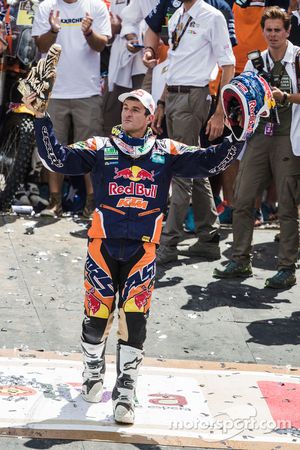 Pódio da Categoria Moto: vencedor Marc Coma