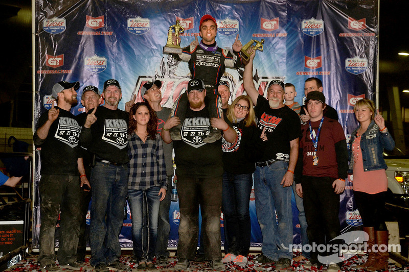 Rico Abreu celebrates