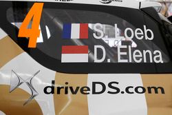 Sébastien Loeb y Daniel Elena, con el Citroën DS3 WRC, del Citroën Total Abu Dhabi World Rally Team