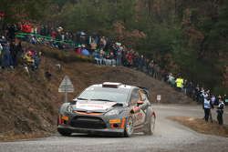 Robert Kubica y  Maciek Szczepaniak, con el Ford Fiesta WRC