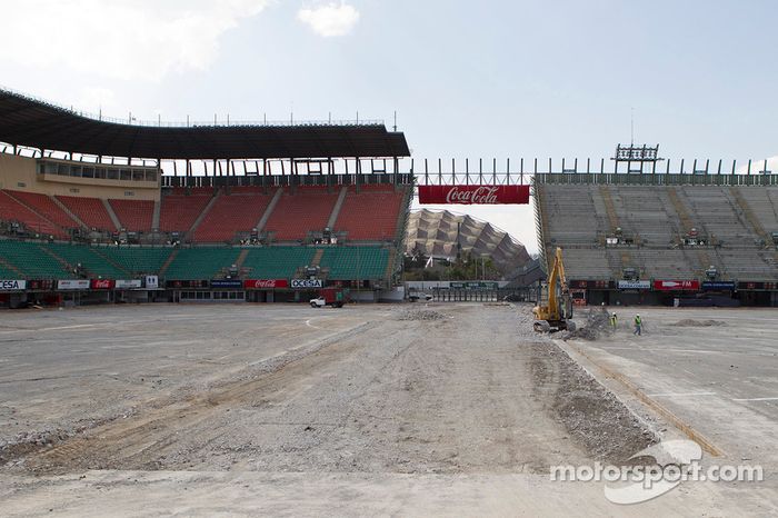 O retorno do GP do México era uma realidade, mas foram necessárias obras