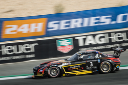 #3 Abu Dhabi Racing Black Falcon Mercedes SLS AMG GT3: Khaled Al Qubaisi, Jeroen Bleekemolen, Bernd Schneider, Andreas Simonsen