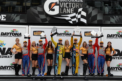 GS podium: race winners Matt Plumb, Hugh Plumb, second place Lawson Aschenbach, Matt Bell, third place Robin Liddell, Andrew Davis