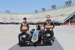 Sergio Perez, Sahara Force India F1 VJM07 with team mate Nico Hulkenberg, Sahara Force India F1