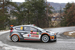 Robert Kubica and Maciek Szczepaniak, Ford Fiesta WRC