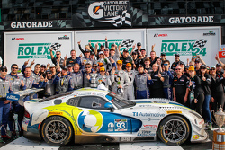 GTD podium: #93 Riley Motorsports Dodge Viper SRT: Al Carter, Ben Keating, Dominik Farnbacher, Kuno Wittmer, Cameron Lawrence