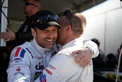 Patrick Dempsey celebrates