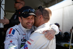 Patrick Dempsey celebrates
