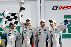 GTLM podium: 2eBill Auberlen, Dirk Werner, Augusto Farfus, Bruno Spengler