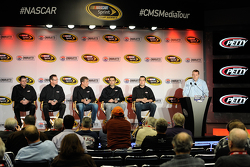 Dakoda Armstrong, Aric Almirola, Sam Hornish Jr.
