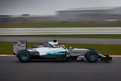 Mercedes W06 à Silverstone