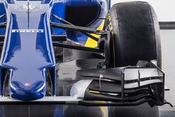 Detail of the new Sauber C34-Ferrari