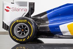 Detail of the new Sauber C34-Ferrari