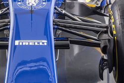 Detail of the new Sauber C34-Ferrari