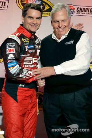 Jeff Gordon with Rick Hendrick