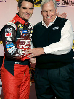 Jeff Gordon with Rick Hendrick