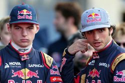 Max Verstappen, Scuderia Toro Rosso and Carlos Sainz Jr., Scuderia Toro Rosso