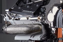 Details des neuen Antriebsstrangs im Mercedes AMG F1 W06