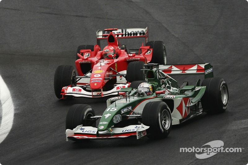 Christian Klien y Michael Schumacher