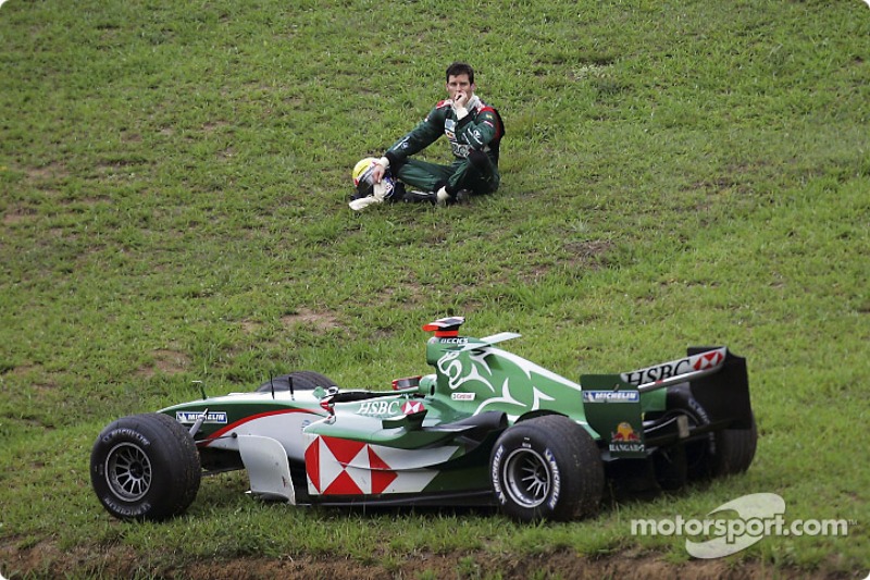 2004 Brezilya GP, Mark Webber vs Christian Klien, Jaguar