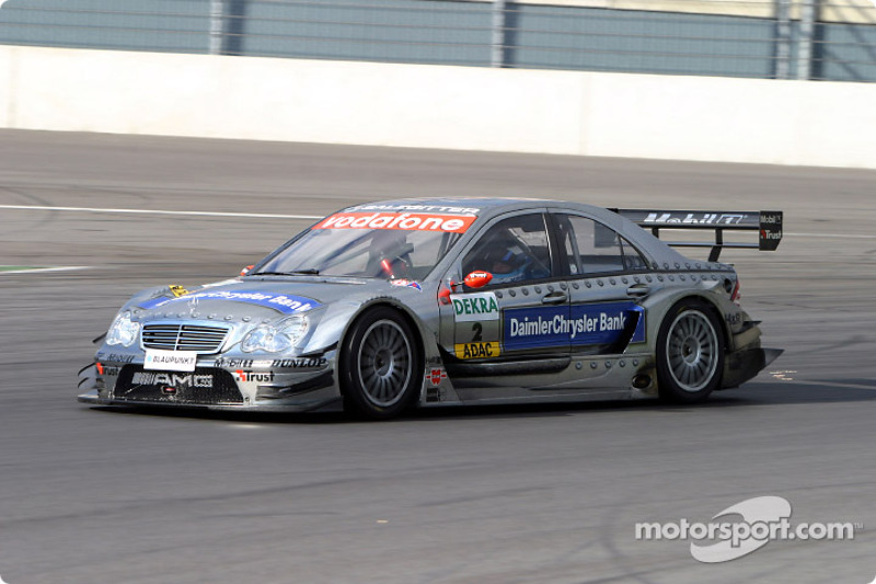 Mika Hakkinen tests the AMG-Mercedes C-Class DTM