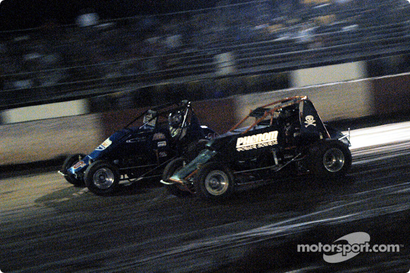 Rick Ziehl et le pilote de Sprint Car de Hawaii Adam Ah Sing