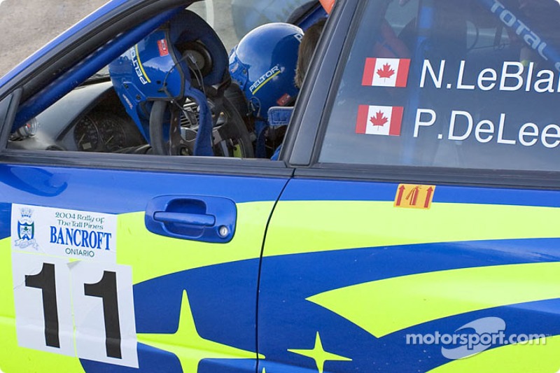 #11 - Norm LeBlanc and Paul DeLeeuw, Subaru Impreza de 2002, P-4