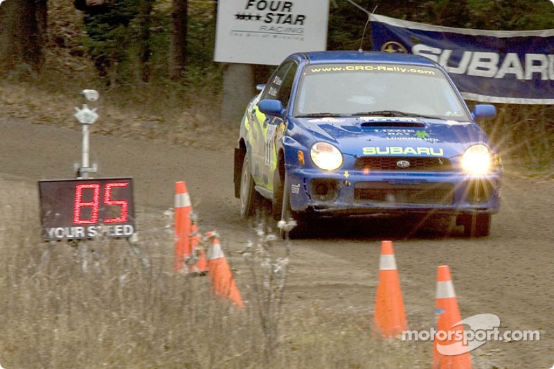 #11 - Norm LeBlanc and Paul DeLeeuw, Subaru Impreza de 2002, P-4