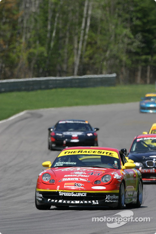 La Porsche 996 n°43 de The Race Site.com (Joe Nonnamaker, Wayne Nonnamaker)