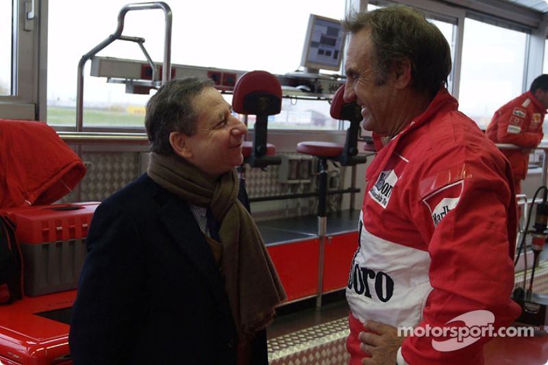 Carlos Reutemann y Jean Todt