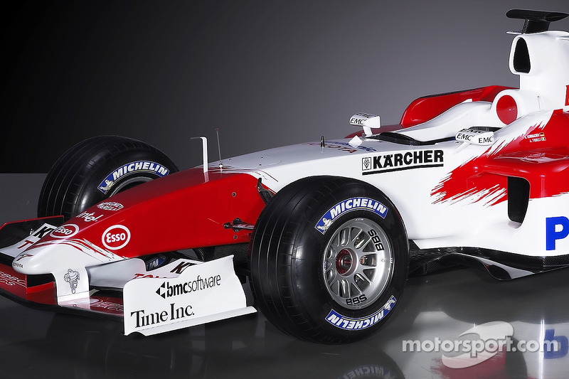 Detail of the new Toyota TF105