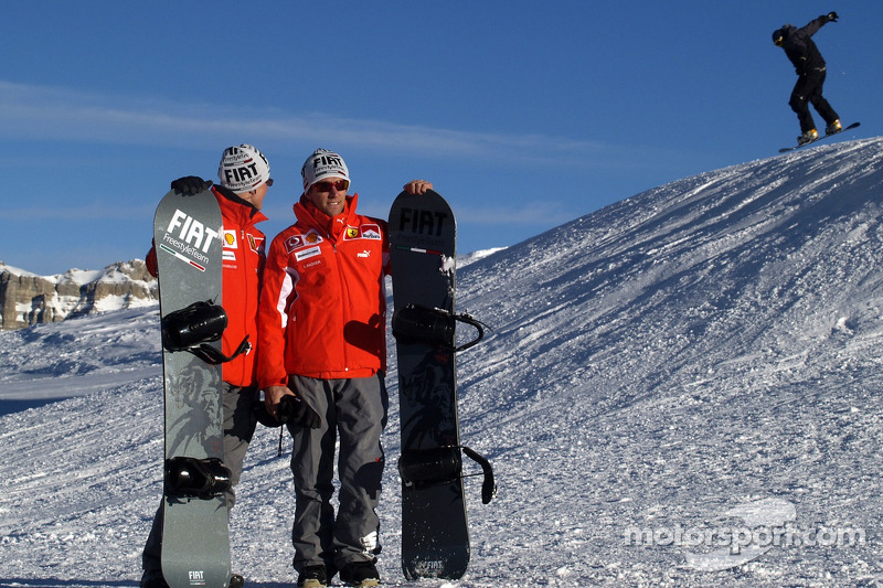 Michael Schumacher ve Luca Badoer