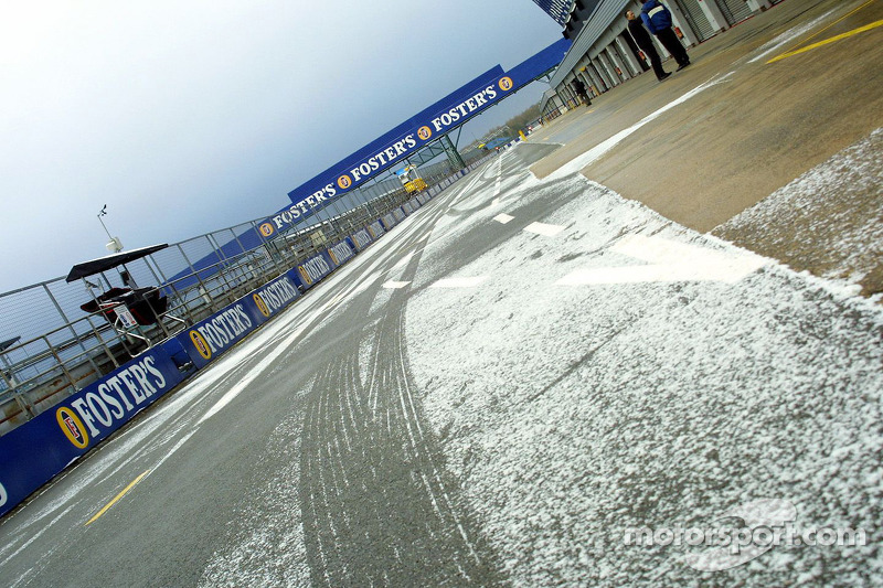 Neve em Silverstone