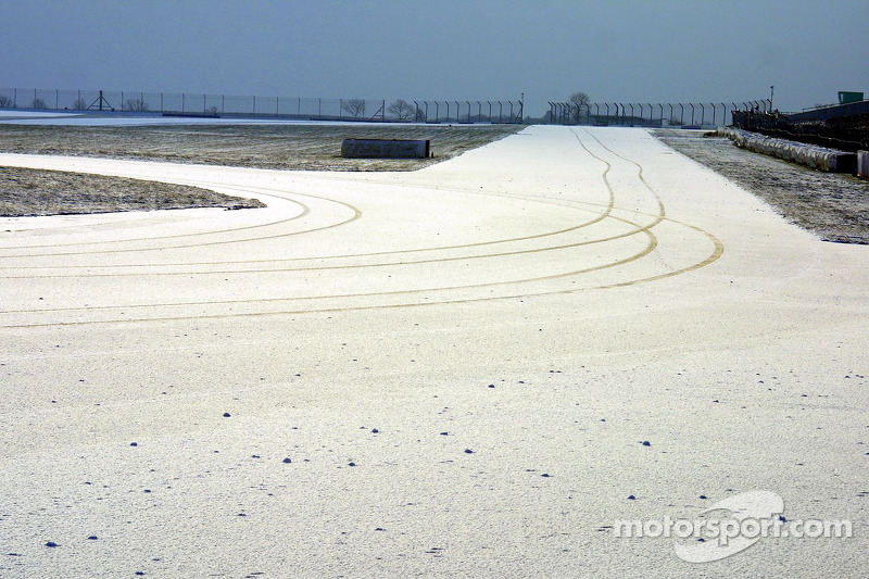 Neve em Silverstone