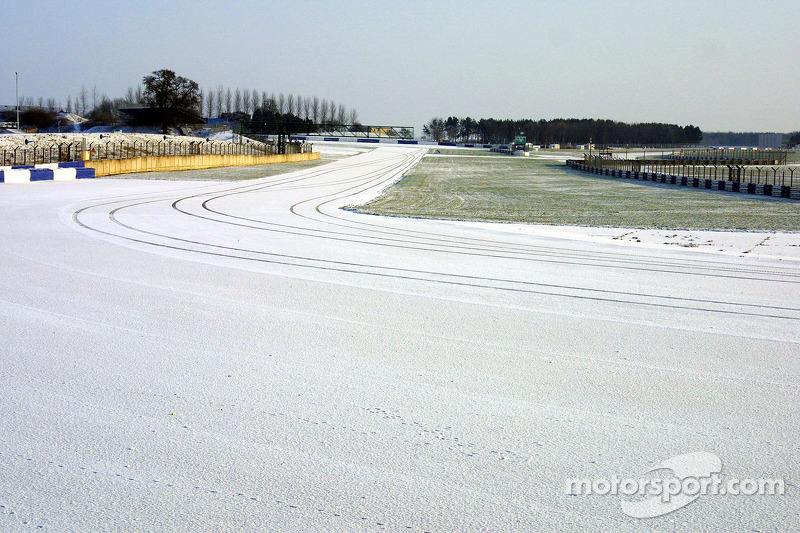 Neve em Silverstone